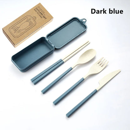 Reusable Travel Tableware Set (4pcs/set)