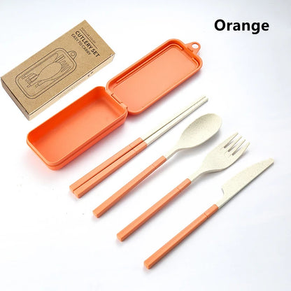 Reusable Travel Tableware Set (4pcs/set)