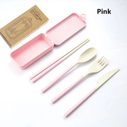 Reusable Travel Tableware Set (4pcs/set)