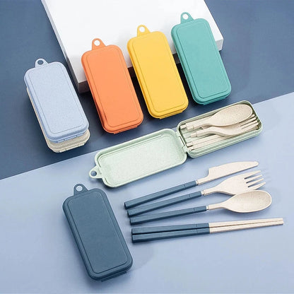 Reusable Travel Tableware Set (4pcs/set)