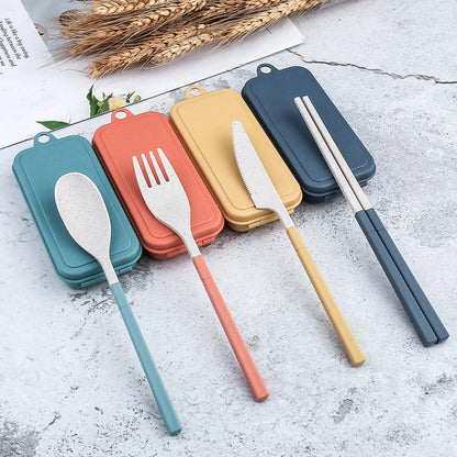 Reusable Travel Tableware Set (4pcs/set)