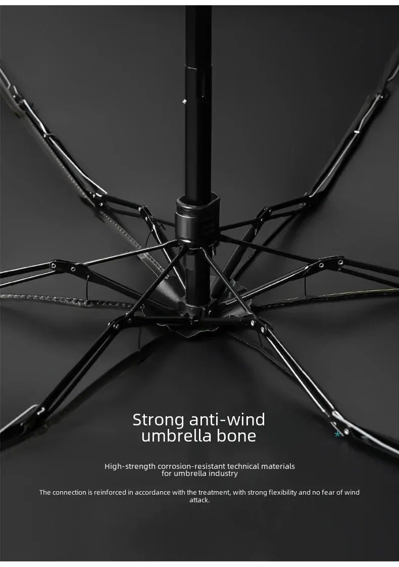 Portable Travel Sized Umbrella With Case